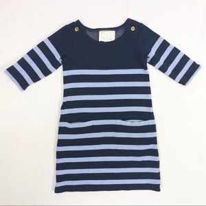 Sail to Sable Blue Striped Nautical Boating Dress